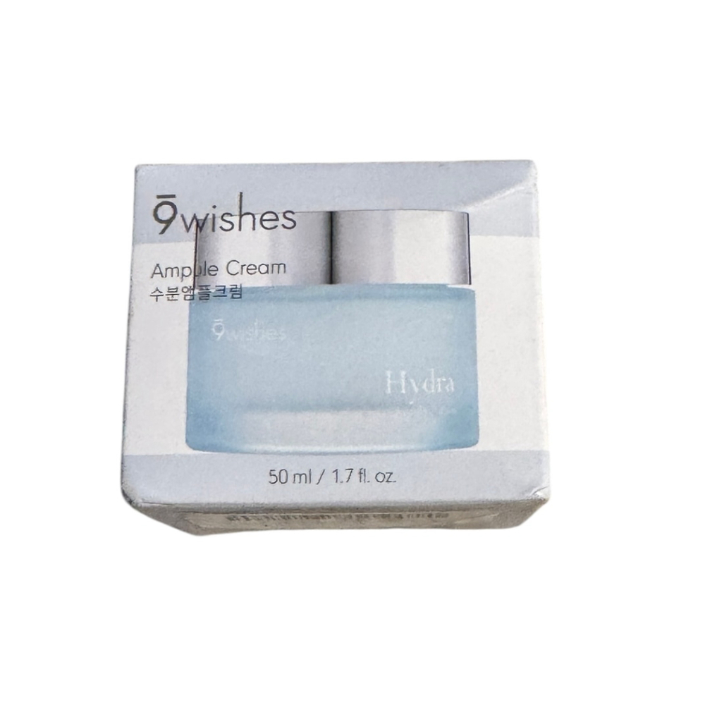 NIB 9wishes Hydra Ampule Cream Moisturizer, K beauty 1.7 fl oz
